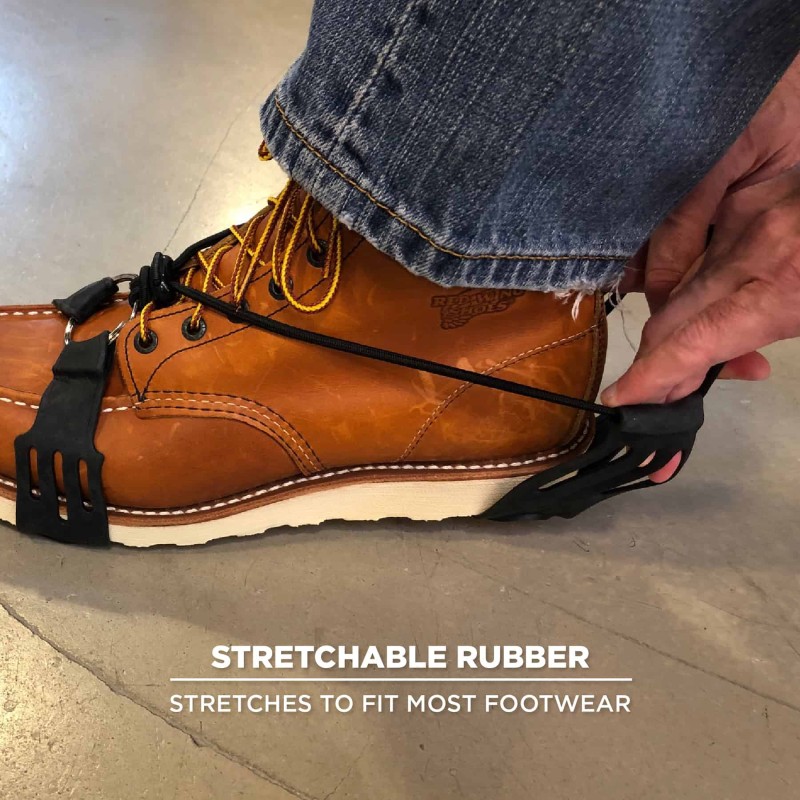 The natural flex of rubber gives a comfortable and responsive fit